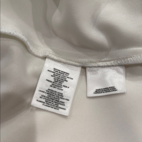 Anne Klein White Blazer Structured Open Front - Picture 4 of 4